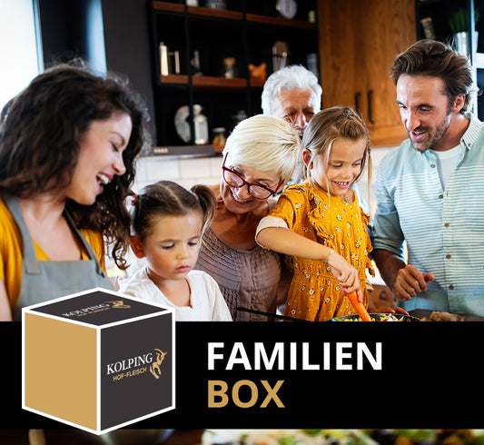 Familien Box: das gute Fleisch vom Limousin-Rind in seiner ganzen Vielfalt.